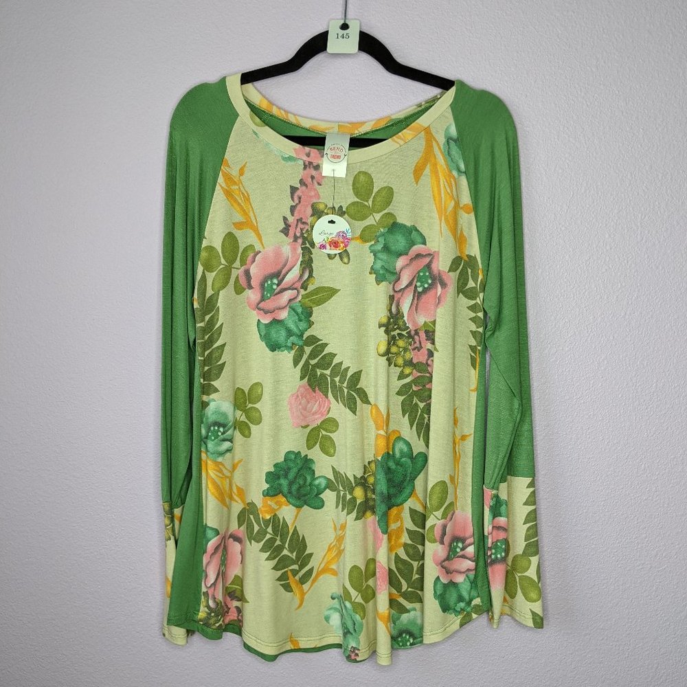 Floral Shirt Large